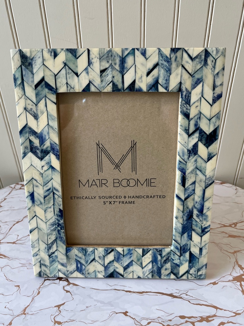 MATR BOOMIE ARTEMIS INDIGO BONE FRAME | 5x7 | NEW WITH DEFECT
